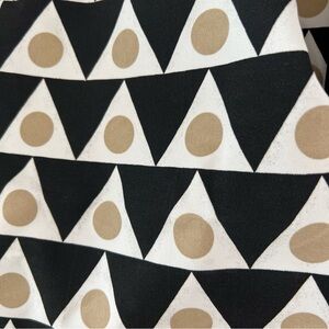 SCHUMACHER Pennant a print designed black, beige& White . 43x58 inches